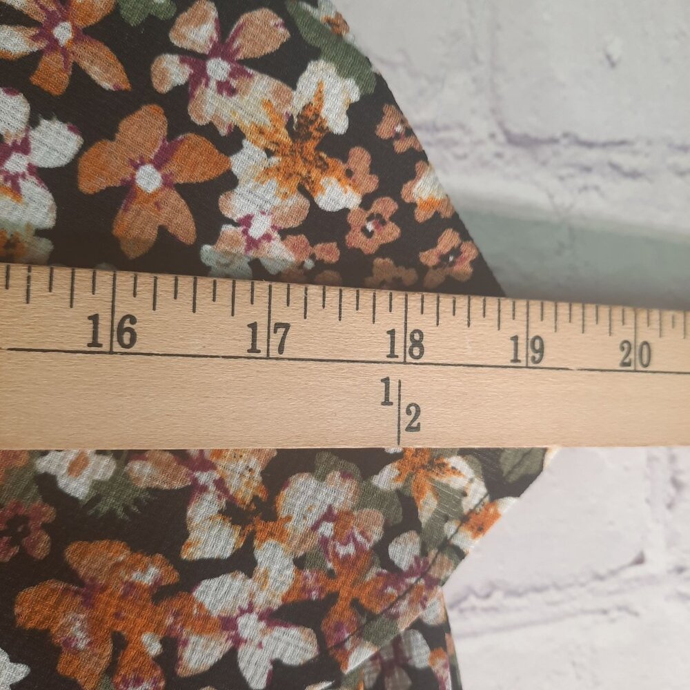 Zara Floral Print Ruffled Boho Balloon Sleeve Dress - Casual and Flowy S… - Picture 8 of 10